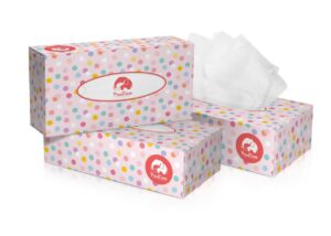 Pink dotted tissue box